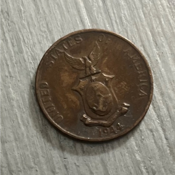 1944-S rare Philippines 1 centavo coin - Picture 7 of 10